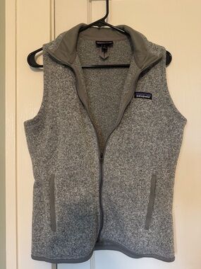 Patagonia Gray Fleece Jacket with Logo
